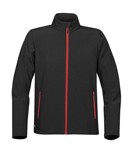 Veste softshell - Homme - KSB-1 - noir et rouge bright