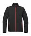 Veste softshell - Homme - KSB-1 - noir et rouge bright