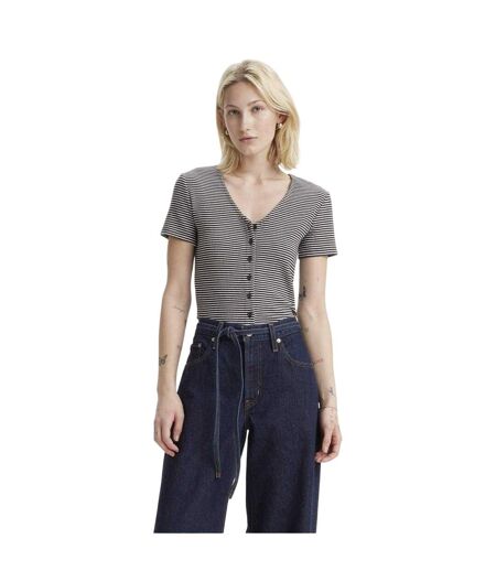 T-shirt Motif/style À Rayures Femme Vanille Levis
