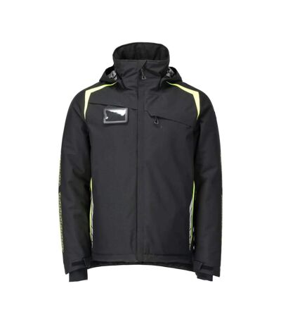 Mens Accelerate Safe Jacket Black Hi Vis Yellow Mascot