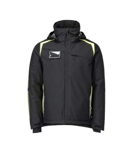 Mens Accelerate Safe Jacket Black Hi Vis Yellow Mascot