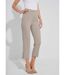 Pantalon droit 7/8e uni infroissable-1