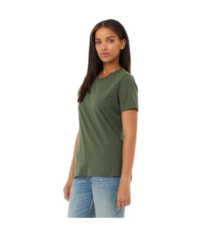 T-shirt Femme Vert Kaki Bella + Canvas