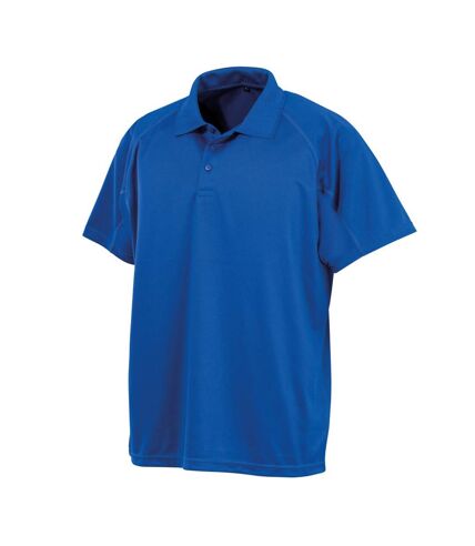 Spiro Impact Mens Performance Aircool Polo T-Shirt (Royal Blue)