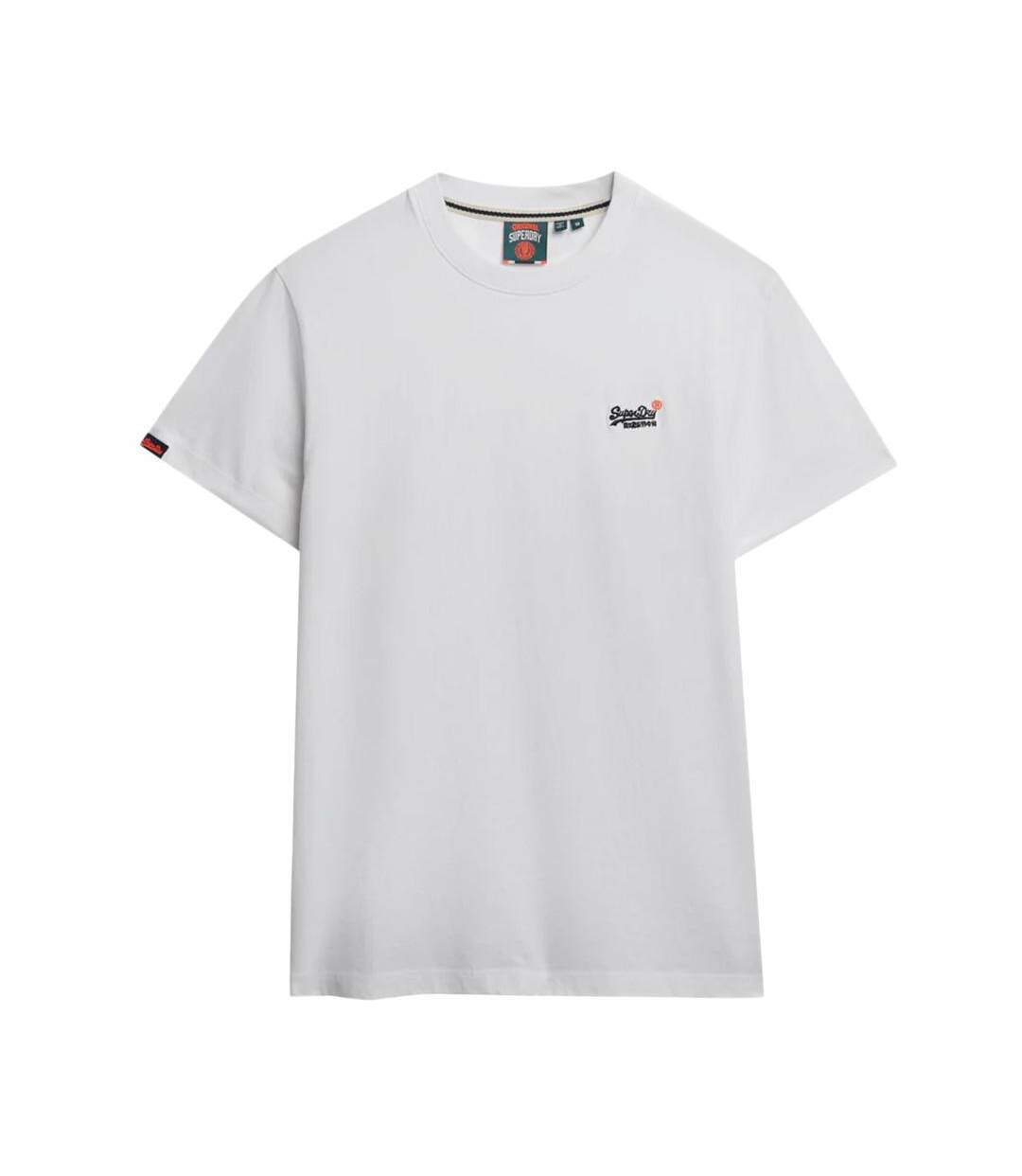 T-Shirt blanc homme superdry essential-1