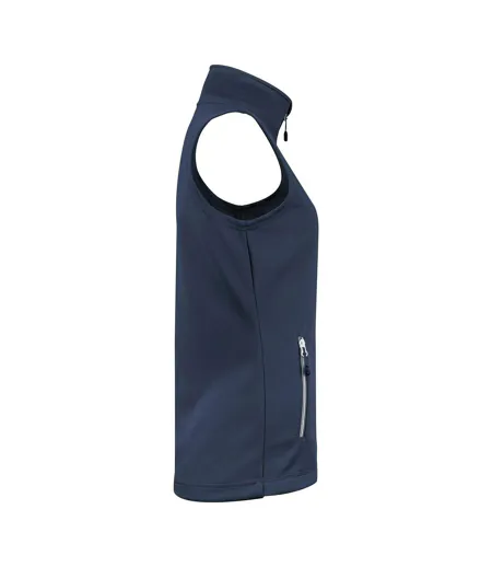 Veste Sans Manches Powerslide Femme Bleu Marine Printer