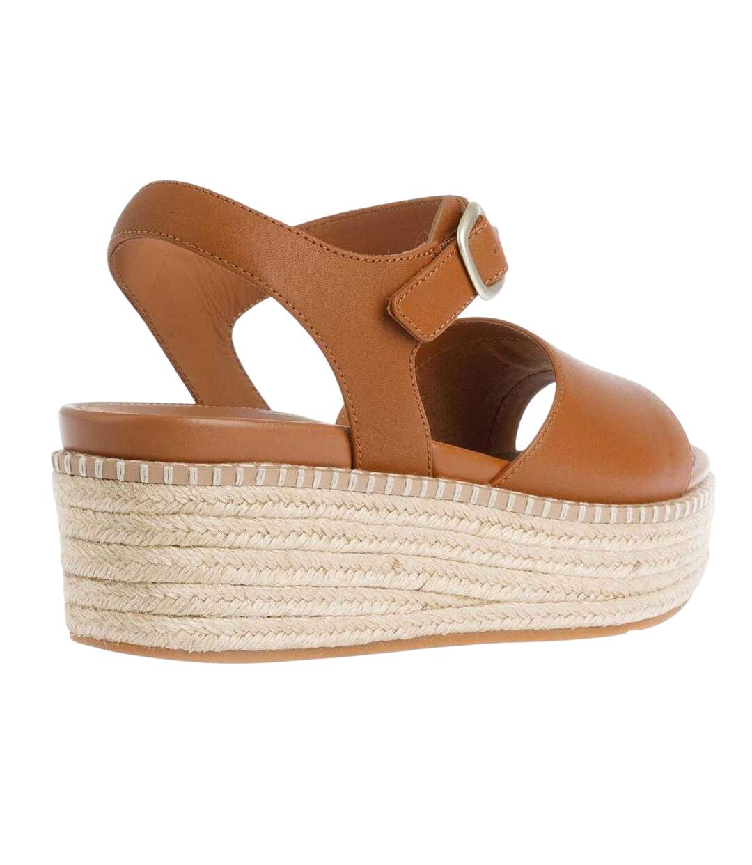Sandales À Talons Compensés Eloise Espadrille Femme Marron Clair FitFlop-2