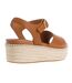 Sandales À Talons Compensés Eloise Espadrille Femme Marron Clair FitFlop-2