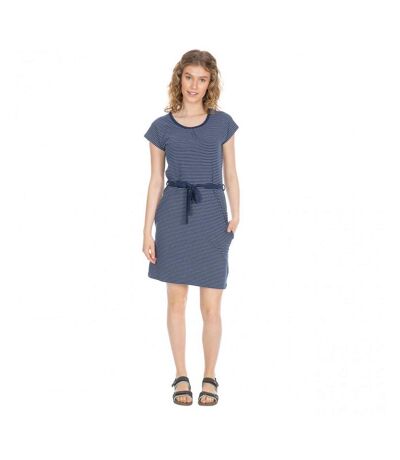 Trespass Womens/Ladies Lidia Round Neck Cotton Dress (Navy Stripe) - UTTP4700