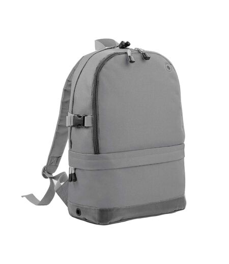 Backpack / rucksack bag 18 litres laptop up to 15.6 inch one size grey marl BagBase