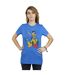 Disney Femme/Les femmes Pluto Christmas Reindeer Cotton Boyfriend T-Shirt (Bleu royal) - UTBI37773-2