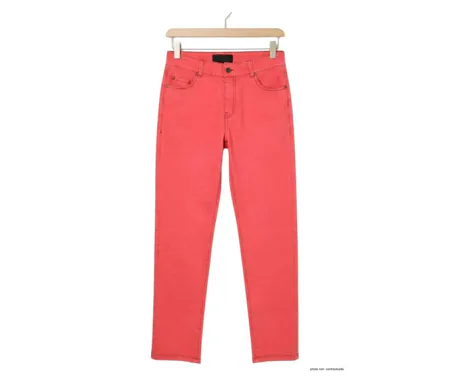 MAYFLOWER PANTF3002A - Pantalon ultra-stretch corail : confort absolu et style vitaminé
