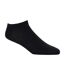 Socquettes briskmix homme blanc / noir / gris Crosshatch-3