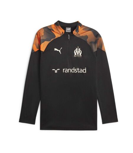 OM Sweat de Training Noir/Orange Homme Puma 23/24 - L