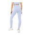 Legging Motif/style À Panneaux Sophie Habboo Femme Bleu Pâle USA Pro-3
