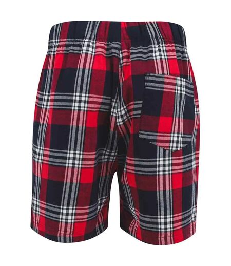 Short De Détente Homme Rouge Bleu Marine SF Men