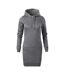 Robe À Capuche Snap Femme Gris Foncé Malfini-1