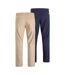 Pack Of 2  Mens Kane Dave Chinos  Crockery Jack And Jones-3