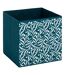 Lot de 2 boites de rangement OLIVIA - L. 31 x l.31 x H. 31 cm - Bleu-2