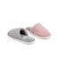 OZABI Pack 2 Paires Mules Femme Tricot Côtelé Semelle Plate Épaisse-1