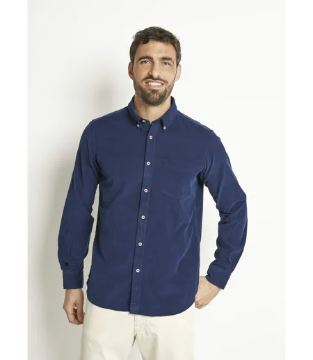 Chemise manches longues velours milleraies