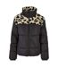 Doudoune Motif/style Imprimé Léopard Femme Noir Sable Urban Classics-1