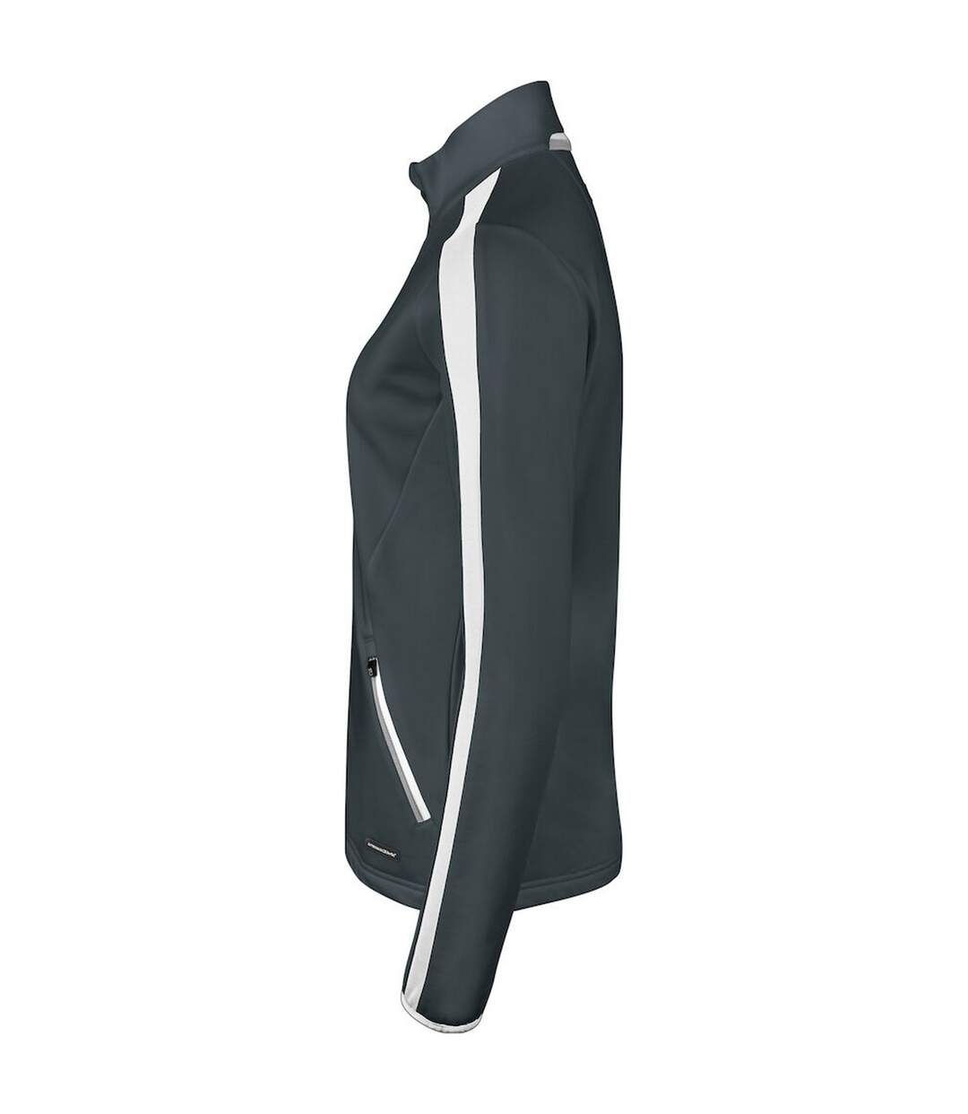 Womens/ladies Snoqualmite Midlayer Charcoal Cutter & Buck-3
