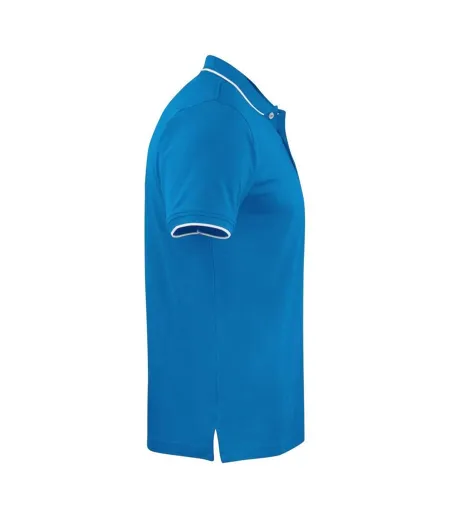 Mens Greenville Polo Shirt Bright Blue James Harvest