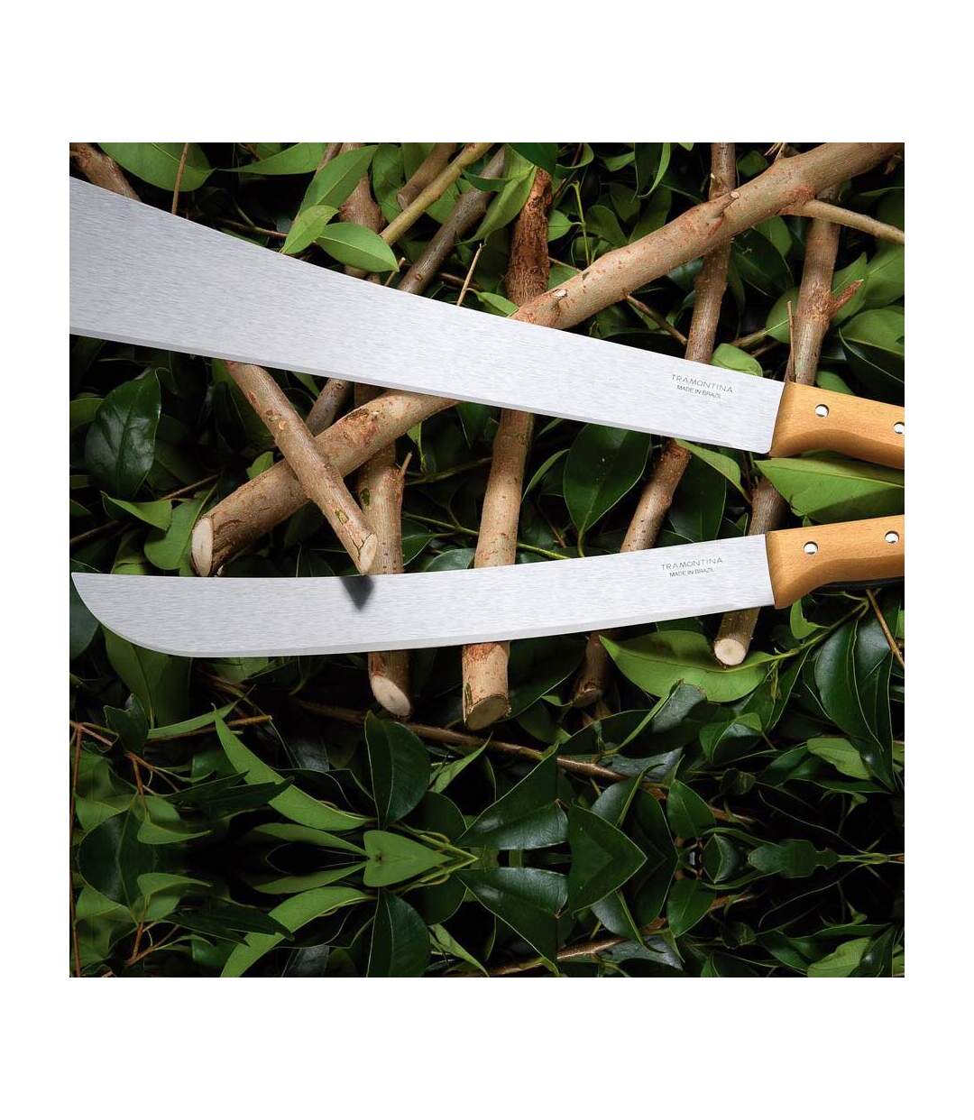 Machette en acier carbone et bois Lame 41 cm