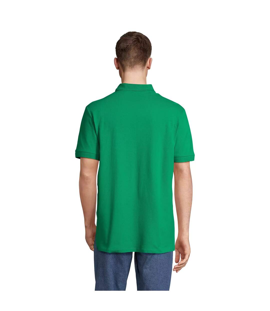 Unisex Adult Pacific Pique Twin Needle Stitch Polo Shirt Kelly Green SOLS-2