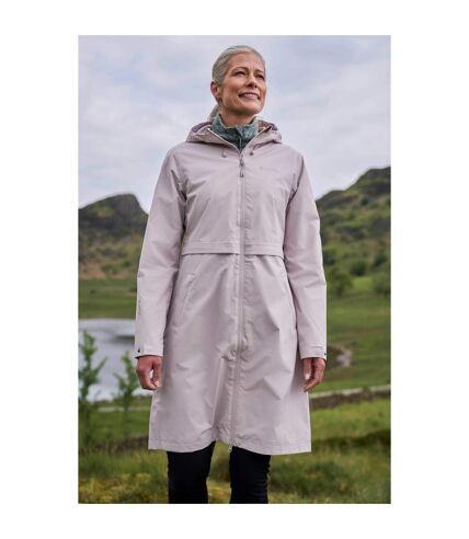 Veste imperméable hilltop femme beige clair Mountain Warehouse