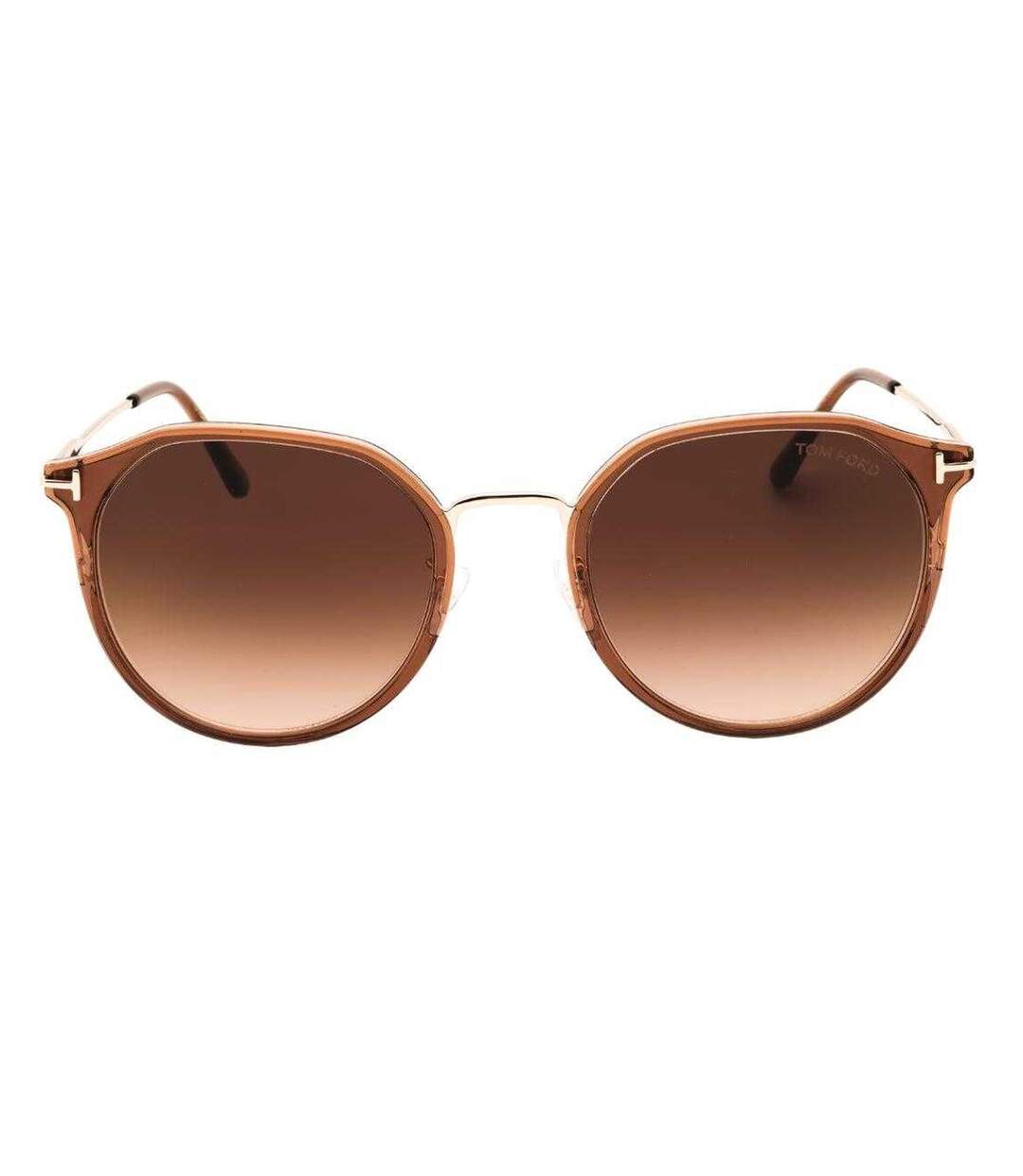 Womens/ladies Gradient Sunglasses One Size Light Brown Tom Ford-1