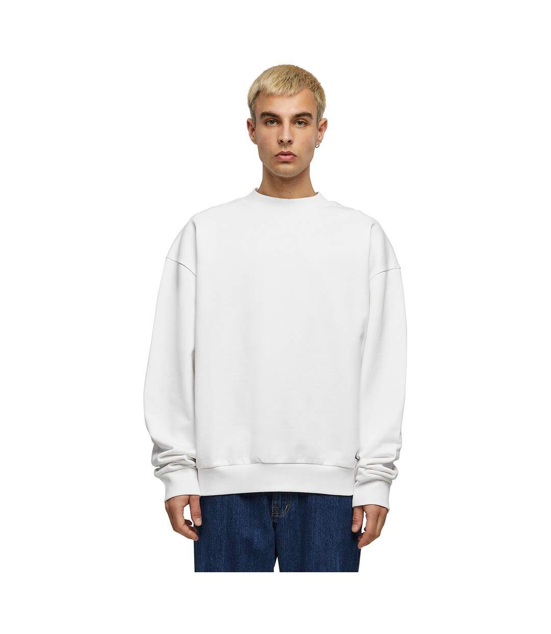 Sweat Homme Blanc Build Your Brand-3