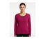 Mayflower NESTOR4 : Tee-shirt manches longues violet et gris avec col style boutonné-1