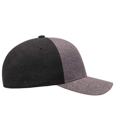 Casquette Motif/style Deux Tons Delta Bleu Charbon Chiné Flexfit