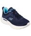 Skechers Womens/Ladies Go Run Lite Sneakers (Navy/Aqua) - UTFS10522