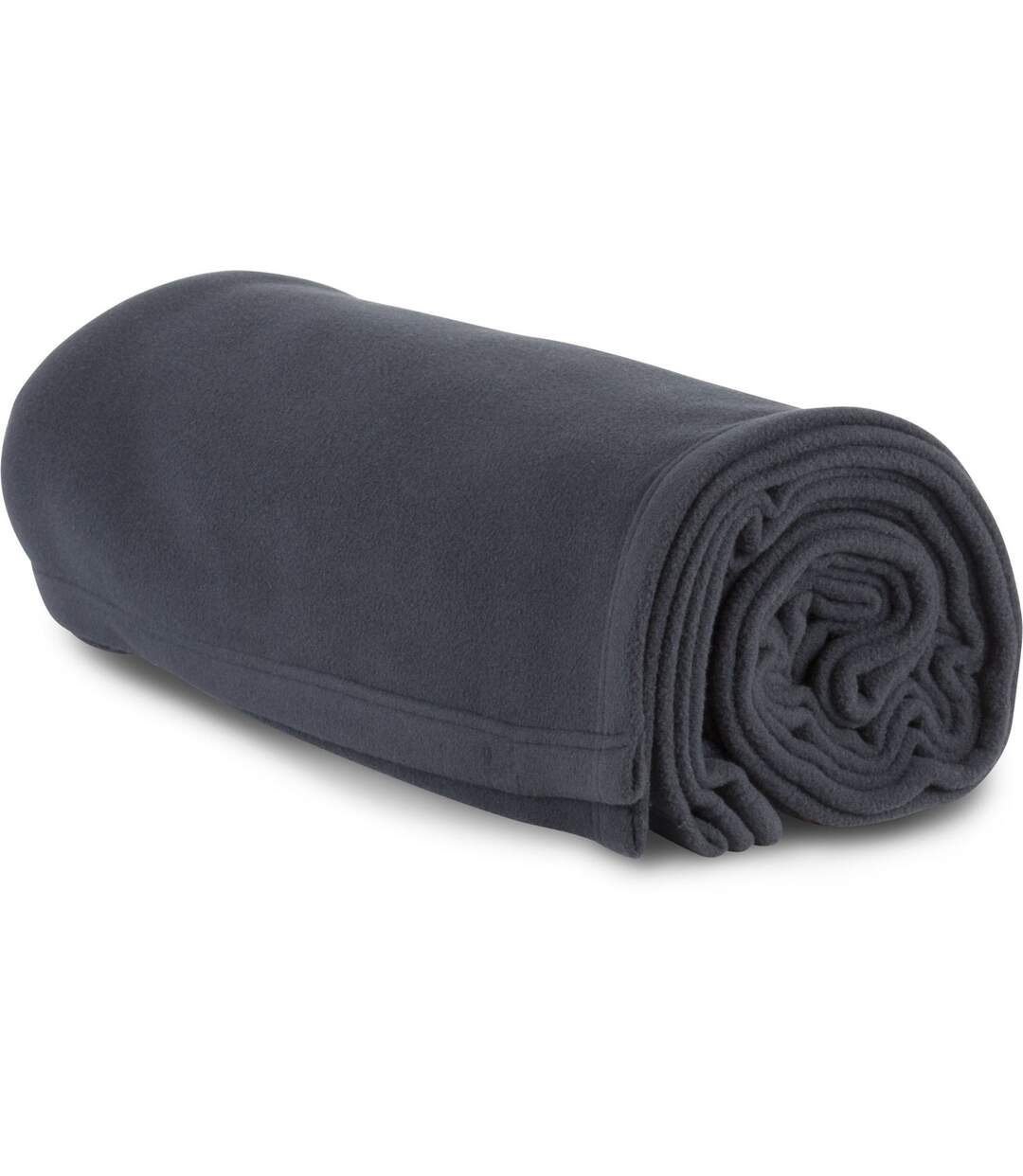 Plaid couverture polaire - KP424 bleu marine - 170x140 cm-2