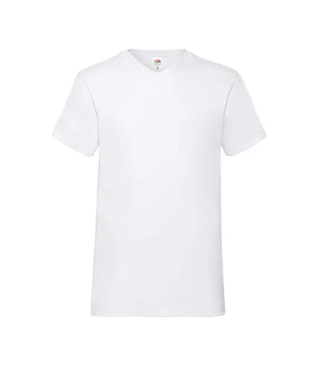 T-shirt Value Homme Blanc Fruit Of The Loom