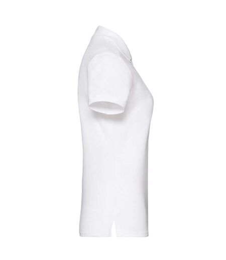 Polo premium femme blanc Fruit of the Loom