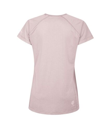 Dare 2B Womens/Ladies Corral Marl Lightweight T-Shirt (Dusky Rose) - UTRG6966