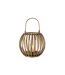 Lanterne Boule Design Aluminium 35cm Or