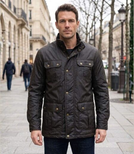 WINCHESTER JAGUAR1 — Parka doublée marron : robustesse et protection déperlante