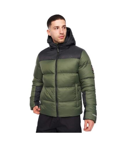 Veste chemerley homme vert sombre / noir Crosshatch