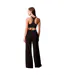 Womens/ladies Wide Leg Joggers Black Calvin Klein-3