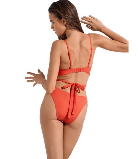 Bas maillot slip de bain échancré taille basse Normandie Lisca