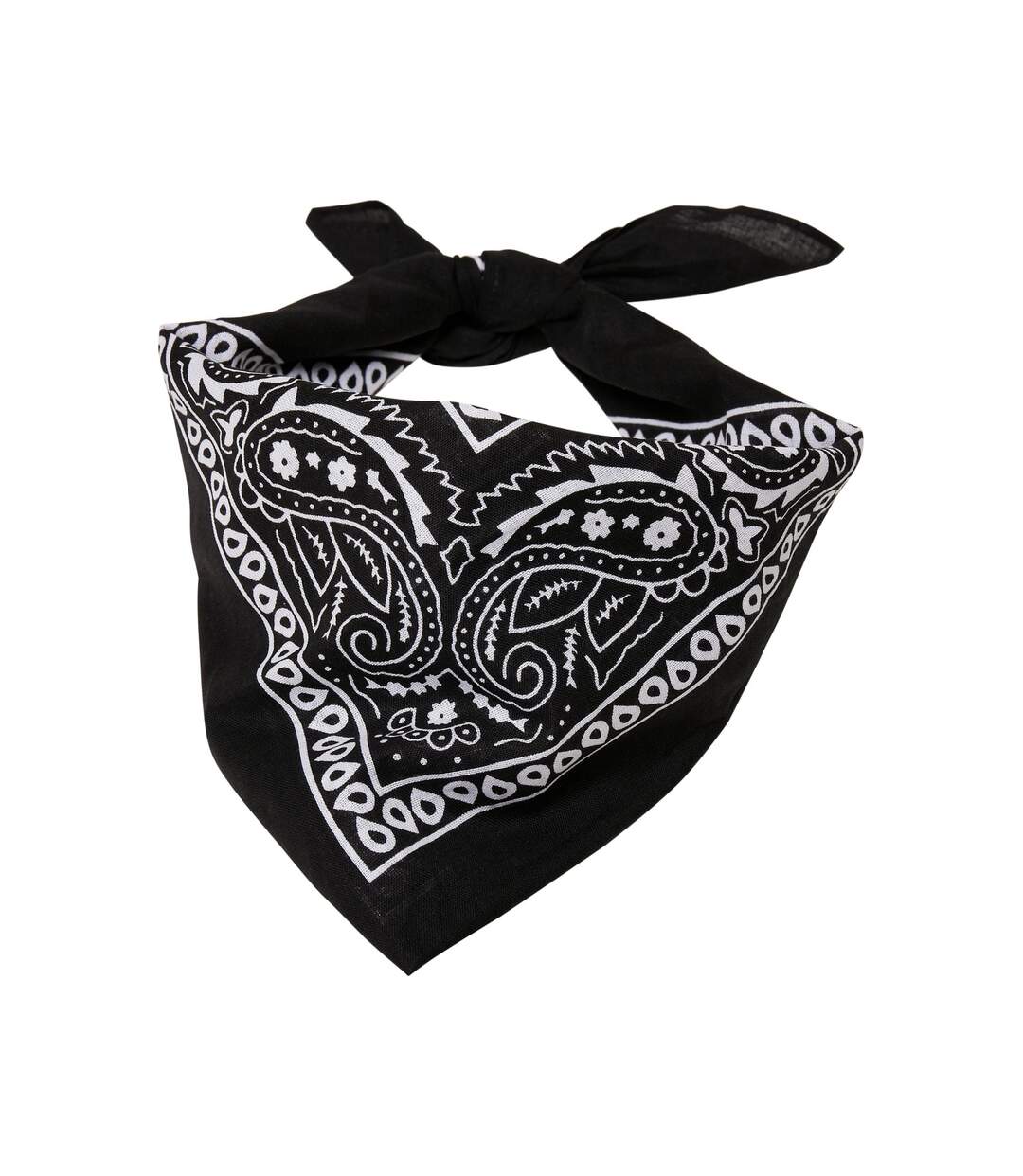 Pack Of 3  Paisley Bandana  One Size Black Urban Classics-3