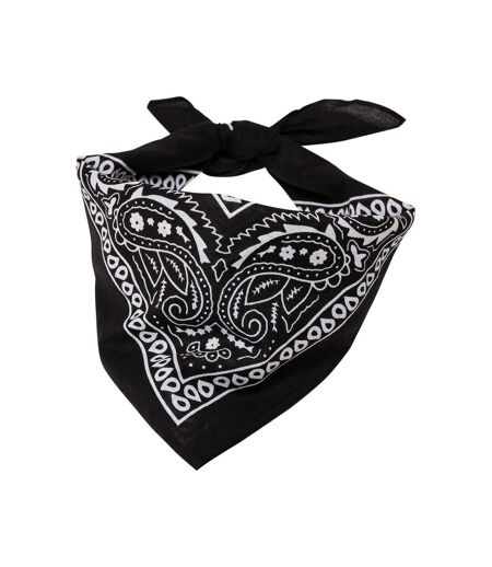 Pack Of 3  Paisley Bandana  One Size Black Urban Classics