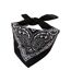 Pack Of 3  Paisley Bandana  One Size Black Urban Classics-3