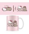Pusheen Tasse Zzz Hello Kitty (Blanc/Rose) (Taille unique) - UTPM3759