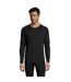 T-shirt À Manches Longues Performance Homme Noir SOLS-1
